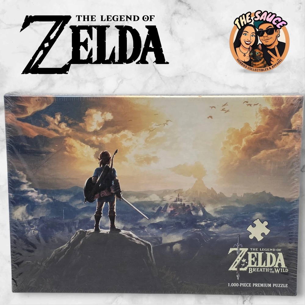 Zelda Breath of the‎ Wild Puzzle 1000pc Links Quest Nerd Core Geek Gift Gamer